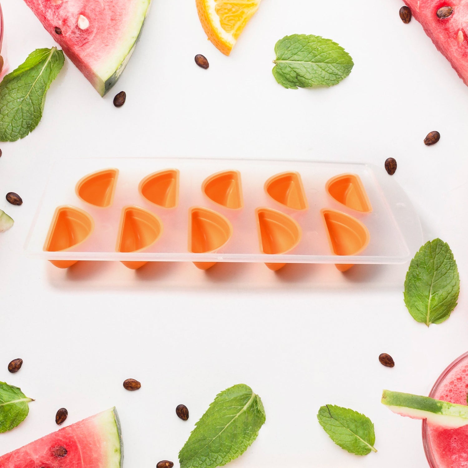 Silicone Mold Ice Cube Tray Creative Sweet Multi Type Ice Tray , Ice Cube Trays Multi Fruit Shape Ice Tray (1 Pc) Silicone Mold Ice Cube Tray Creative Sweet Multi Type Ice Tray , Ice Cube Trays Multi Fruit Shape Ice Tray (1 Pc)